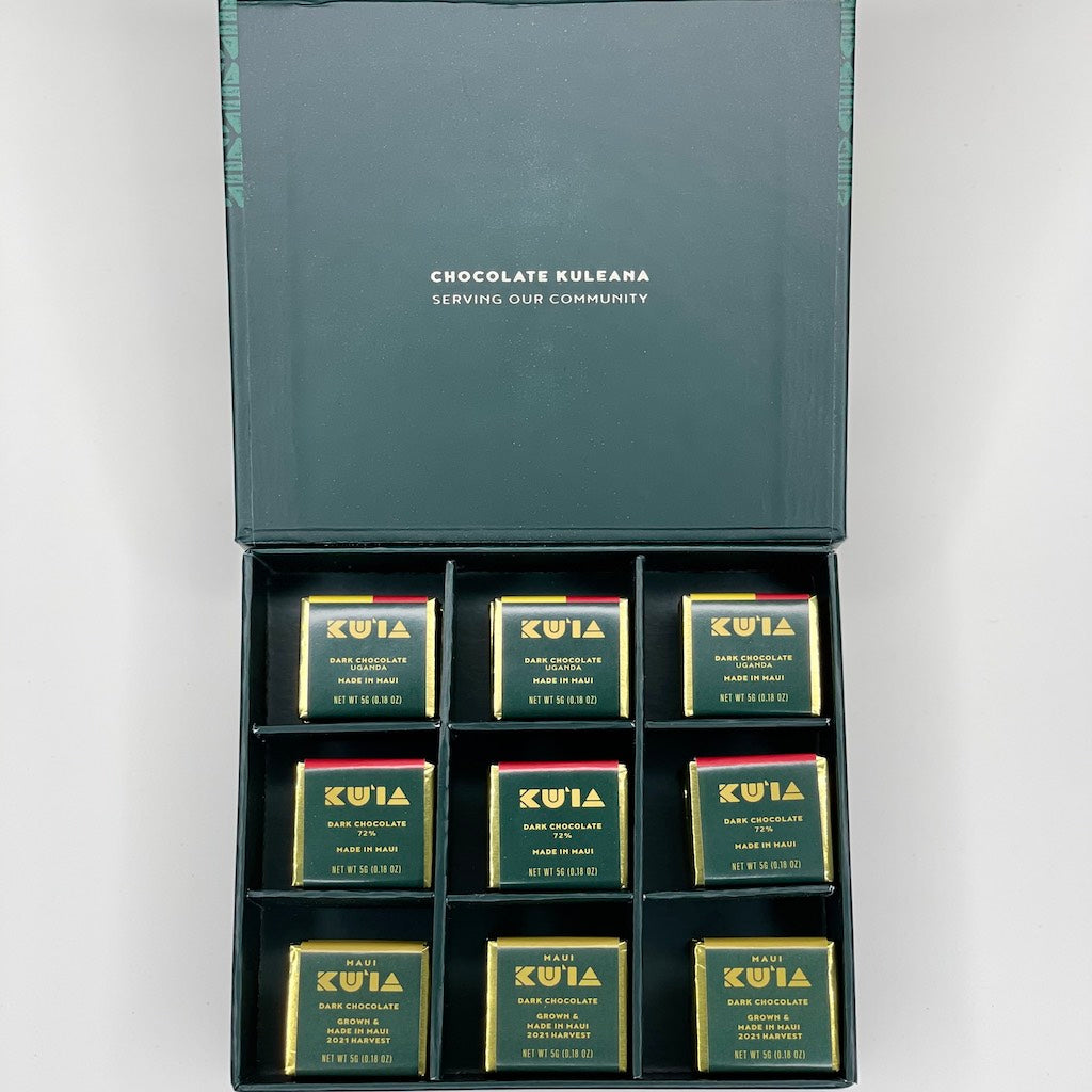 Single Origin Trio Chocolate Gift Box - Maui Kuʻia Estate Chocolate