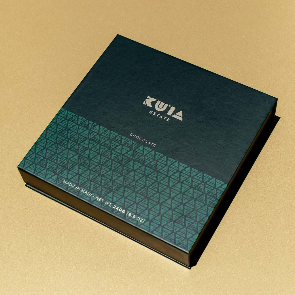 Assorted Dark and Dark Milk Chocolate Deluxe Gift Box - Maui Kuʻia Estate Chocolate
