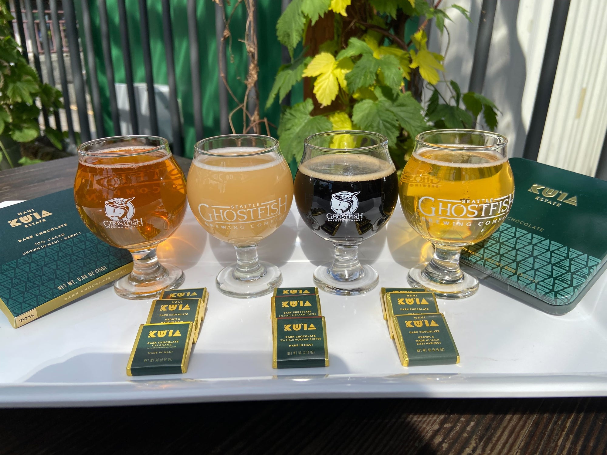 Beer and Chocolate Pairing : Ghostfish Brewing in Seattle on May 22,2024