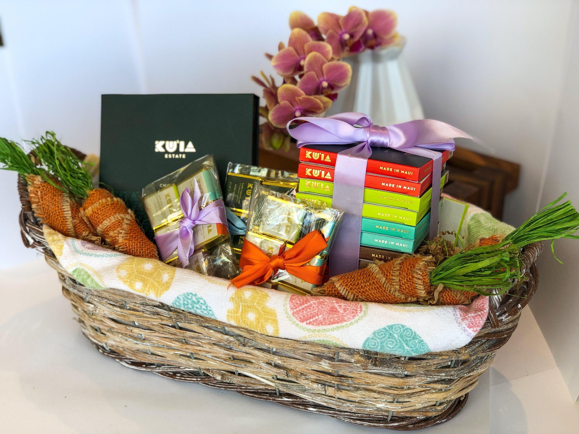 How To Create A Beautiful Easter Basket-Maui Kuʻia Estate Chocolate