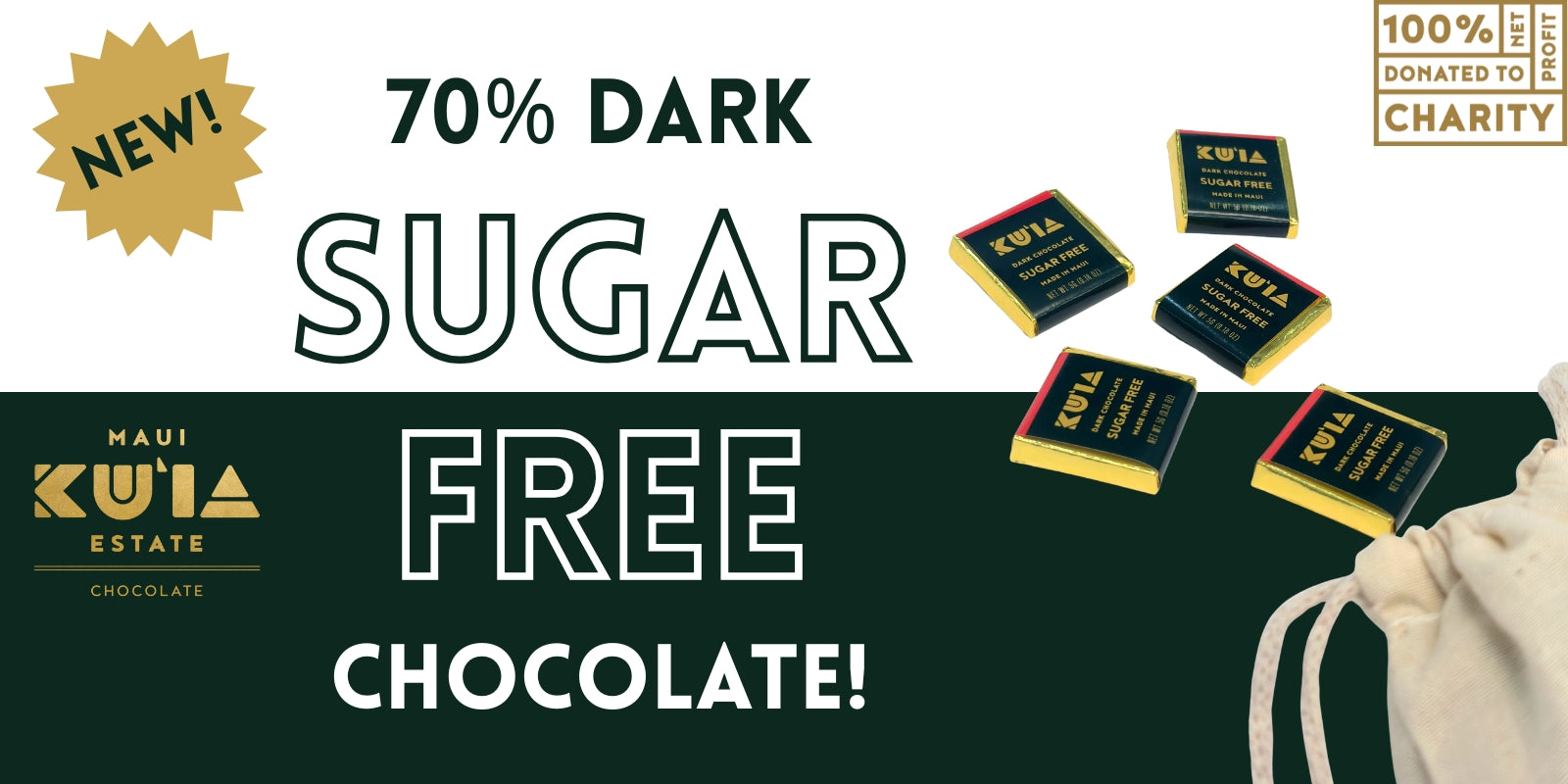 Sugar Free chocolate banner