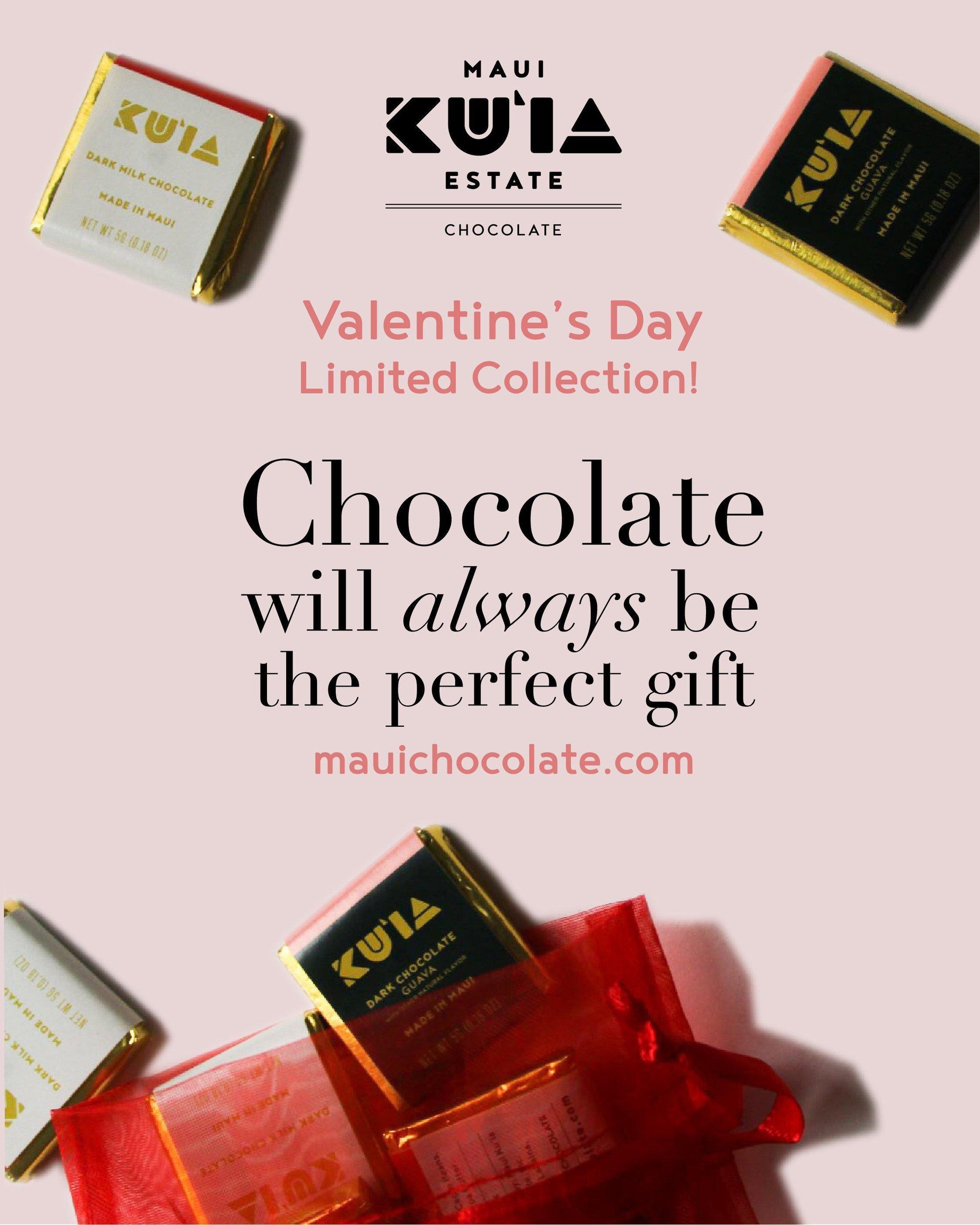 Valentine's Day Weekend-Maui Kuʻia Estate Chocolate