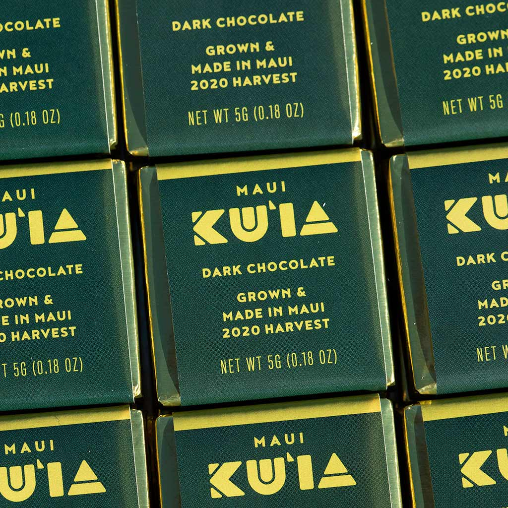 Maui Ku'ia Estate® Dark Chocolate Bulk Bag