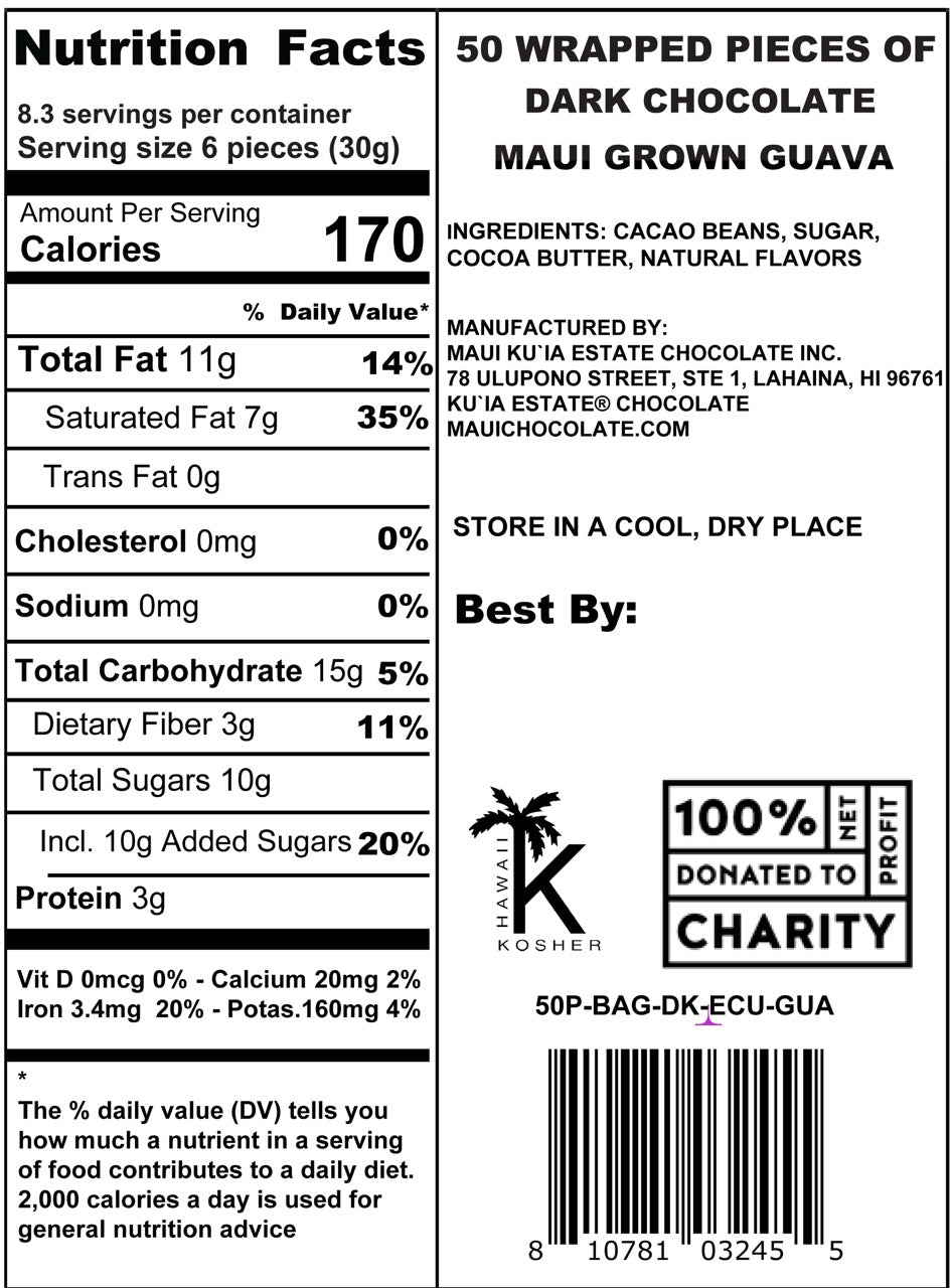 Guava Dark Chocolate Bulk Bag
