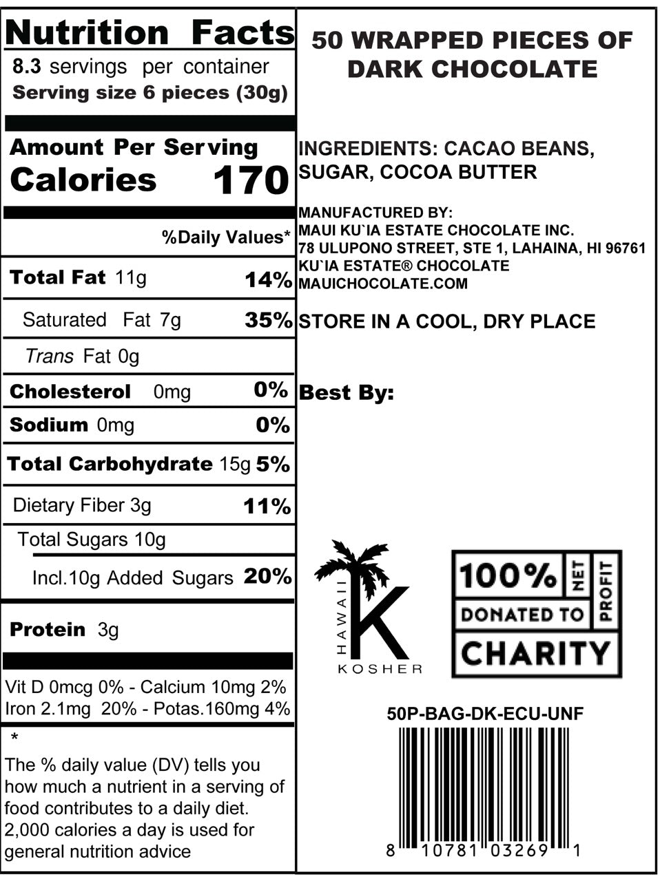 Classic Dark Chocolate Bulk Bag