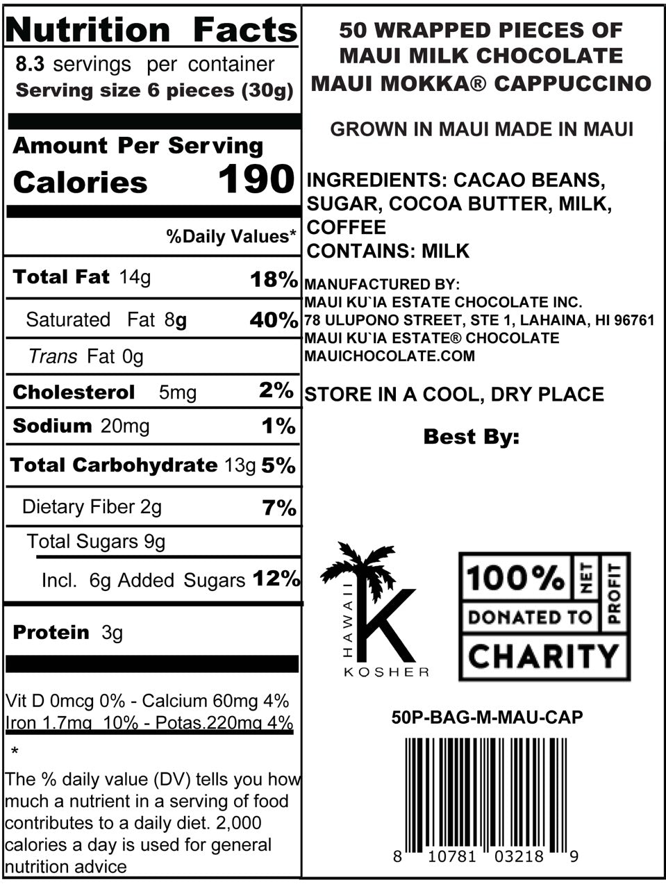 Closed Chocolate Bulk Bag