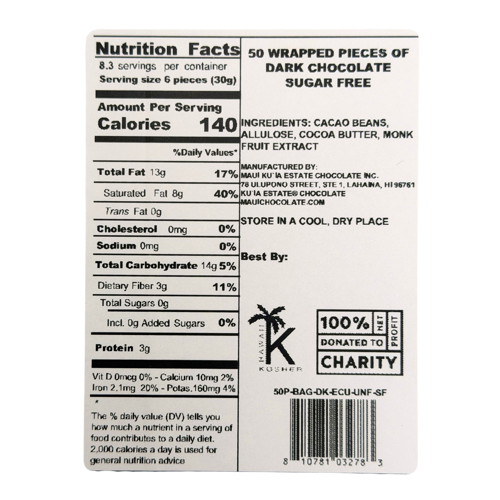 Closed Chocolate Bulk Bag