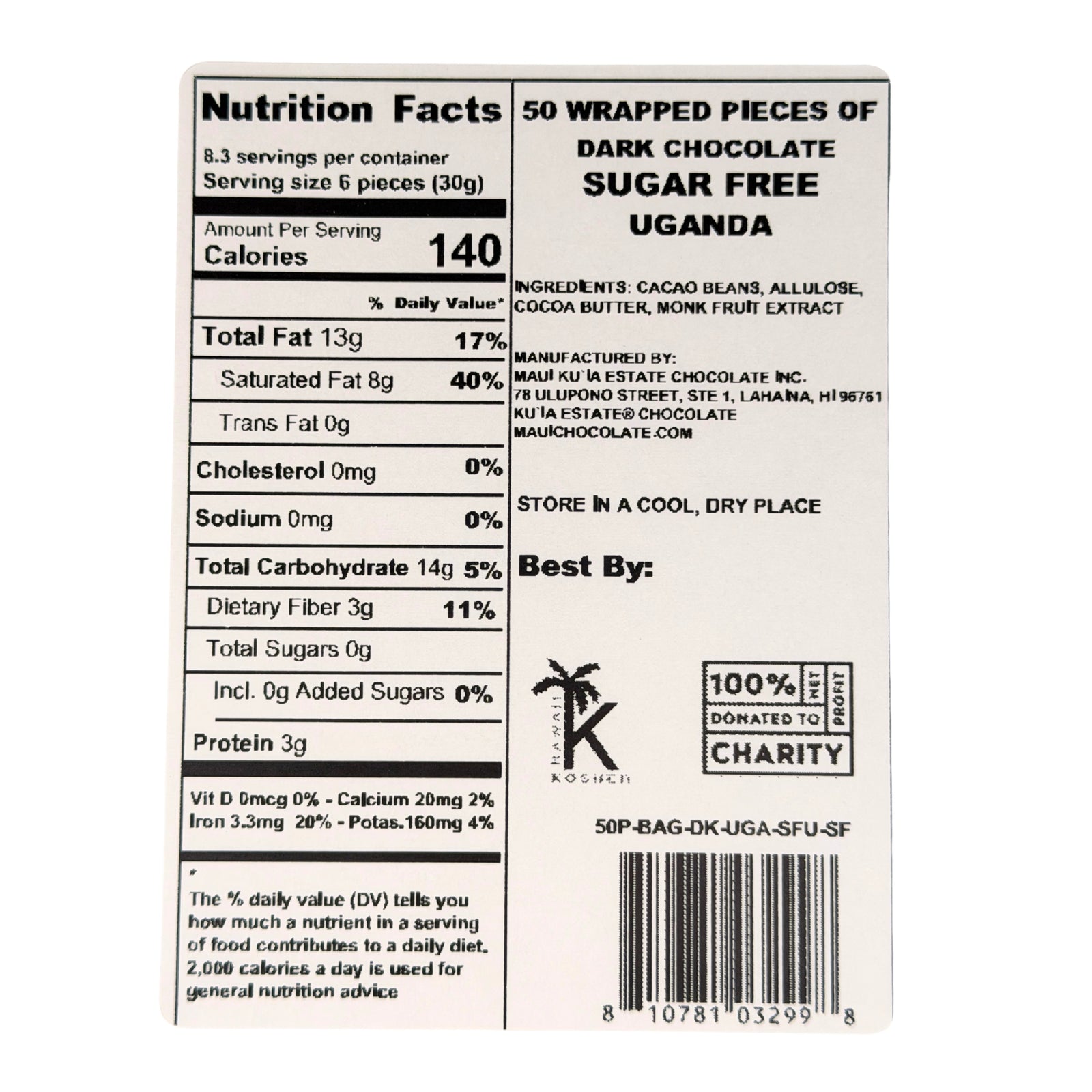 Closed Chocolate Bulk Bag