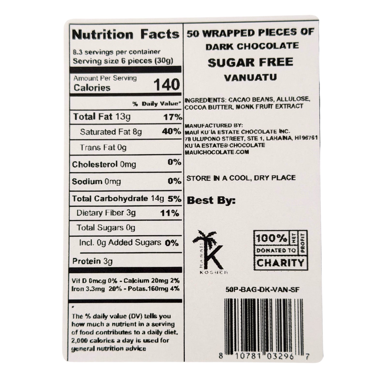 Closed Chocolate Bulk Bag