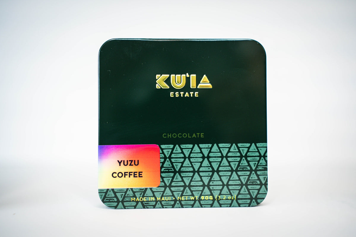 Dark Milk Yuzu Coffee Chocolate Tin 