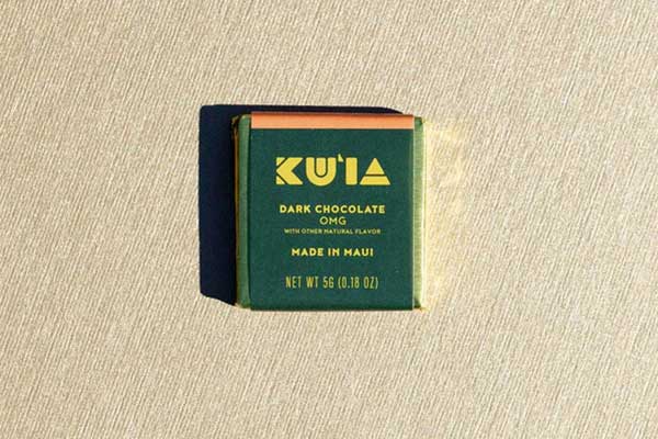 OMG Dark Chocolate Napolitain- Maui Ku'ia Estate Chocolate 