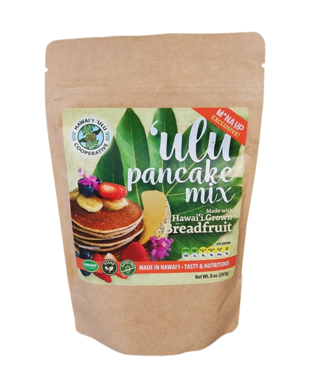 package of breadfruit pancake mix