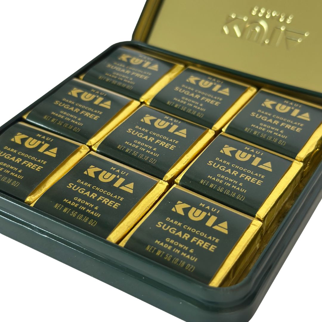 Maui Ku'ia Estate® Sugar Free Dark Chocolate Gift Tin