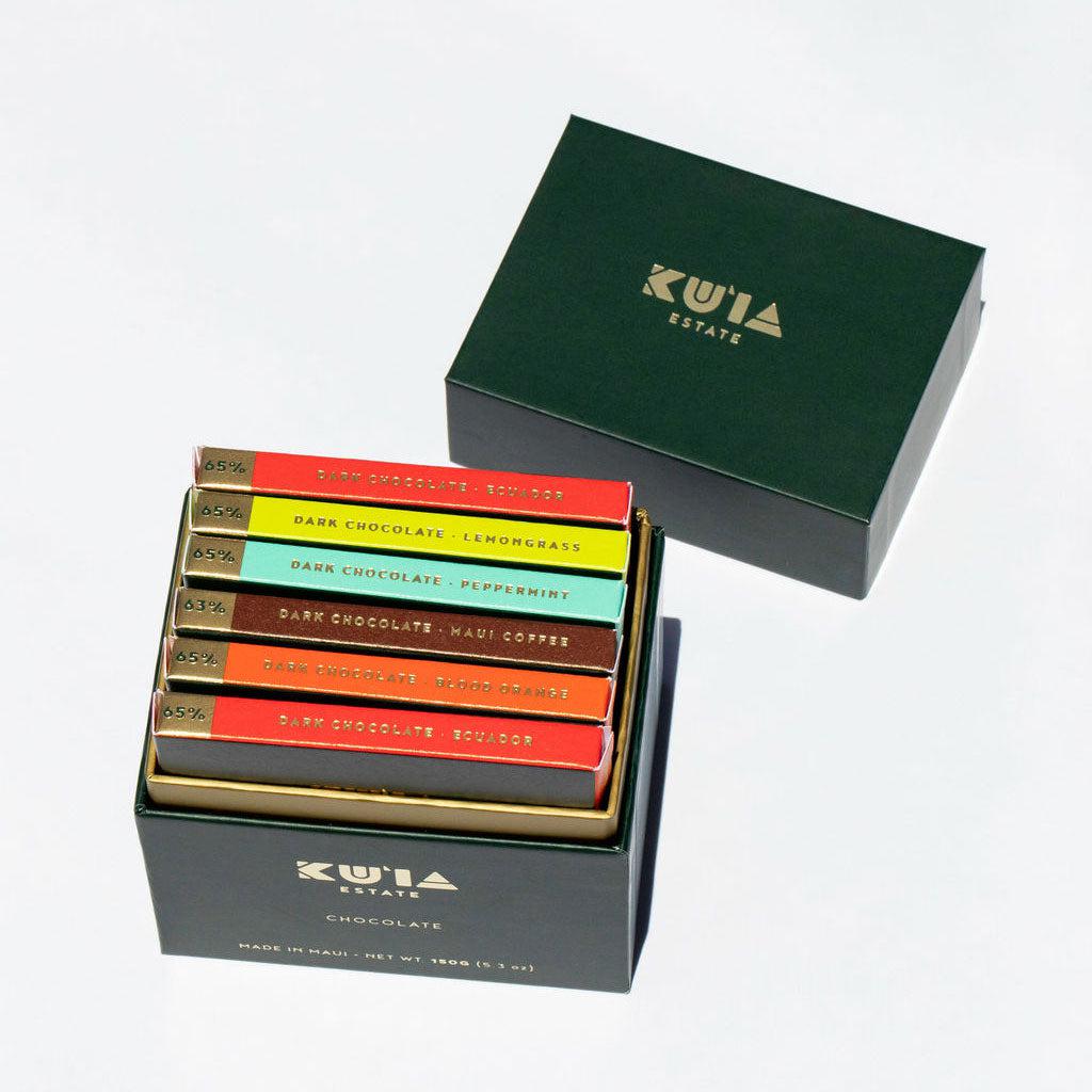 Assorted Dark Chocolate Bar Gift Box