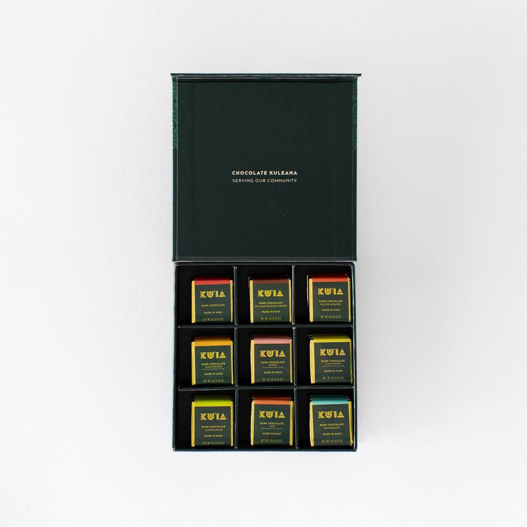 Assorted Dark Chocolate Gift Box - Maui Kuʻia Estate Chocolate