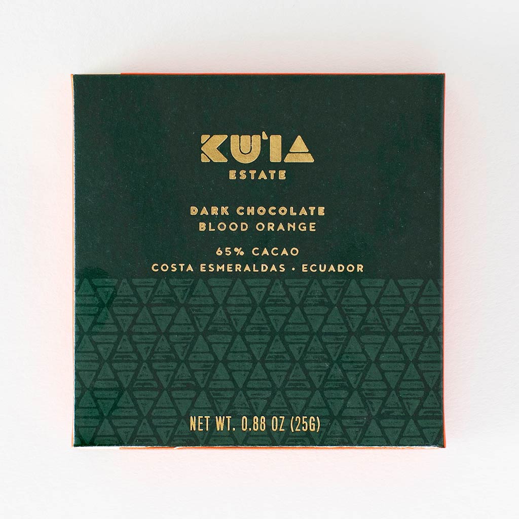 Blood Orange Dark Chocolate Bar - Maui Kuʻia Estate Chocolate