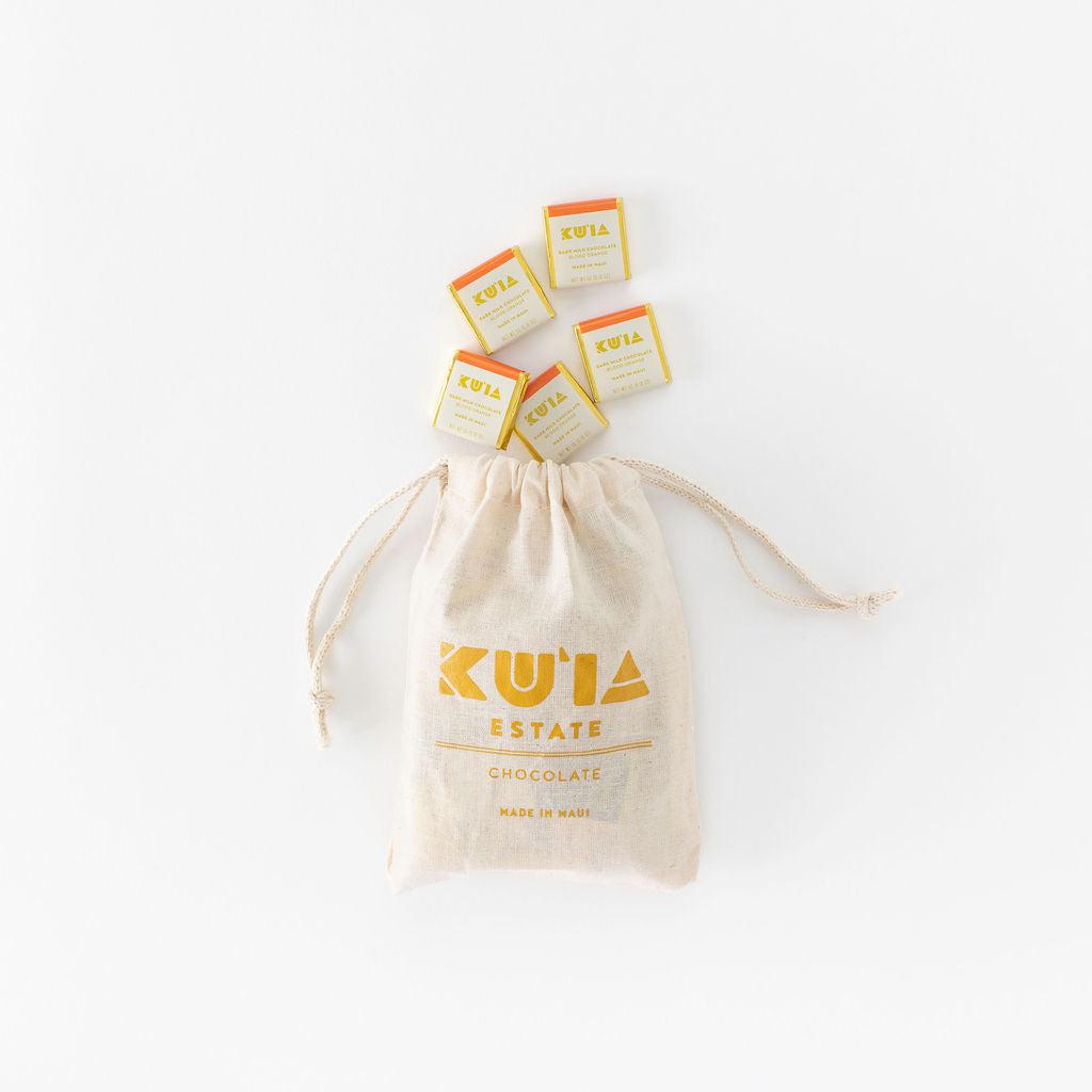 Blood Orange Dark Milk Chocolate Bulk Bag - Maui Kuʻia Estate Chocolate
