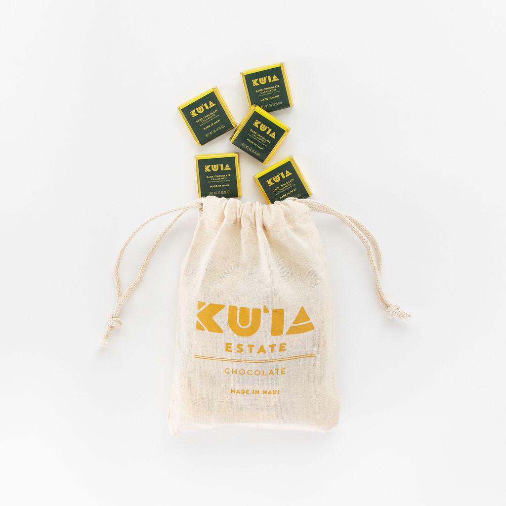 Calamansi Lime Dark Chocolate Bulk Bag - Maui Kuʻia Estate Chocolate