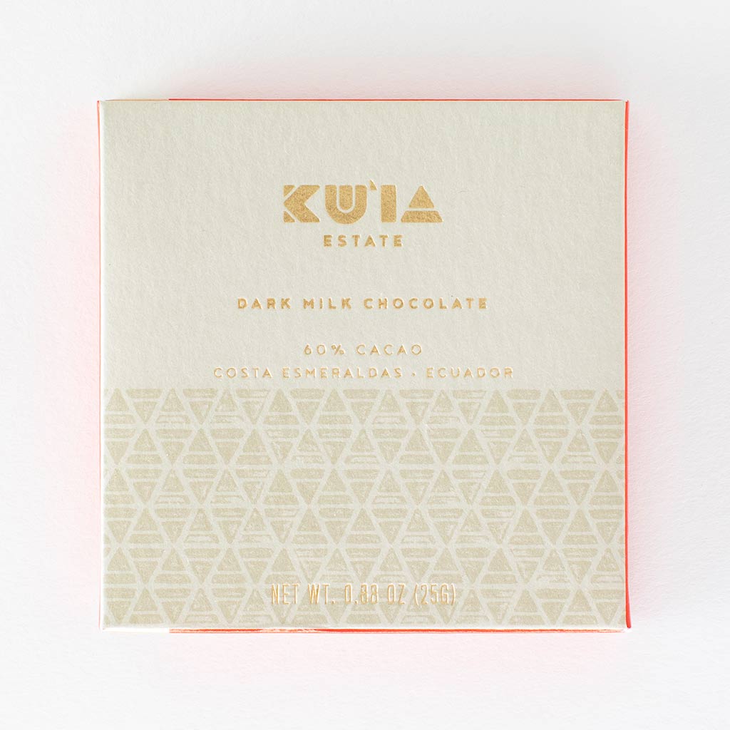 Classic Dark Milk Chocolate Bar - Maui Kuʻia Estate Chocolate