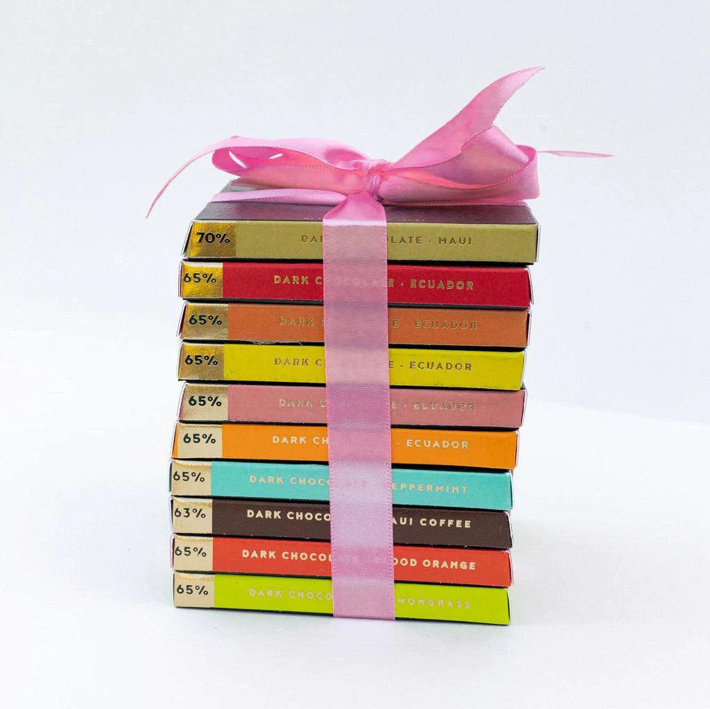 Dark Chocolate Bar Tower - Maui Kuʻia Estate Chocolate