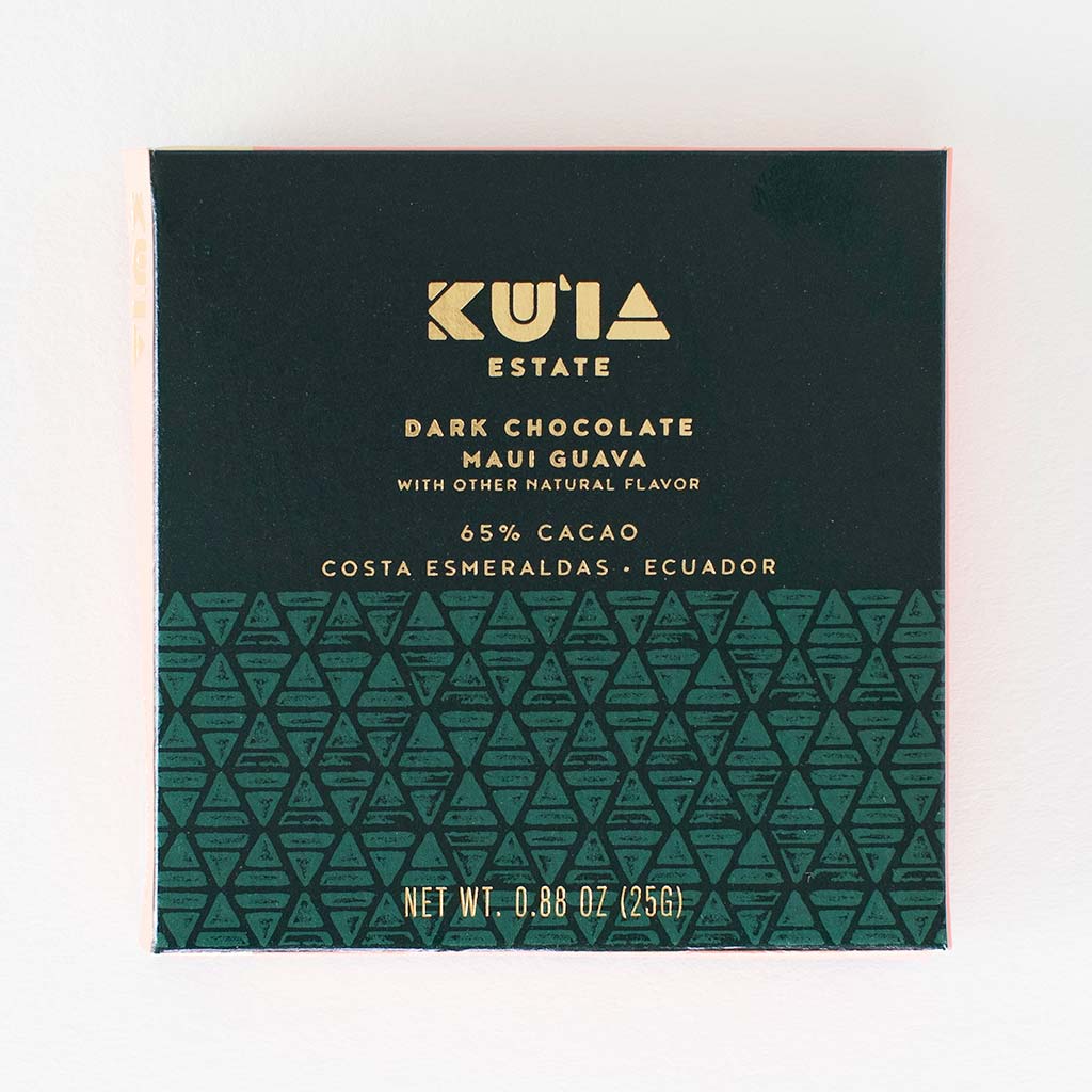 Guava Dark Chocolate Bar - Maui Kuʻia Estate Chocolate