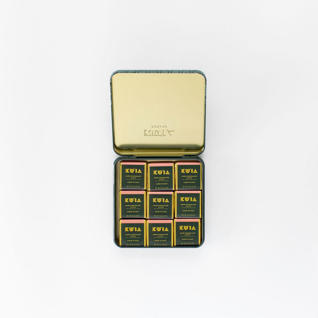 Guava Dark Chocolate Gift Tin - Maui Kuʻia Estate Chocolate