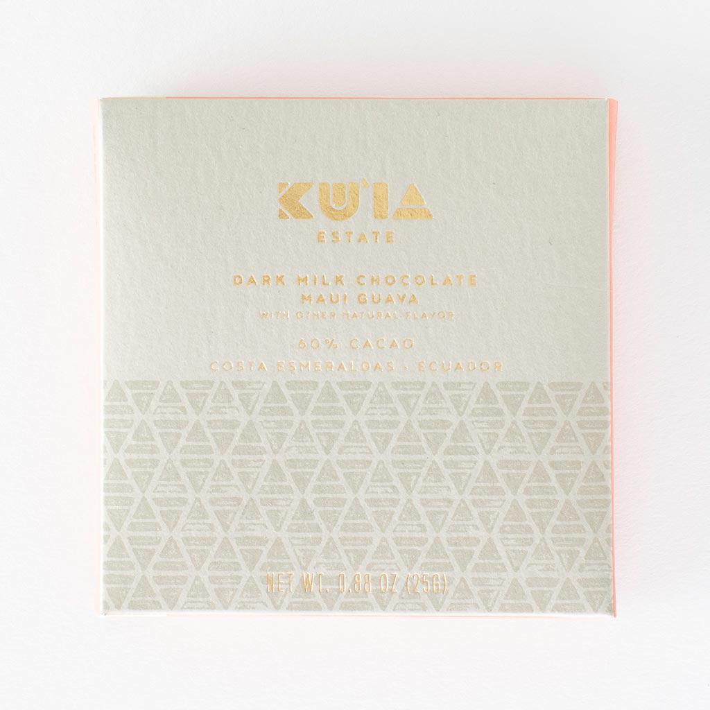 Guava Dark Milk Chocolate Bar - Maui Kuʻia Estate Chocolate