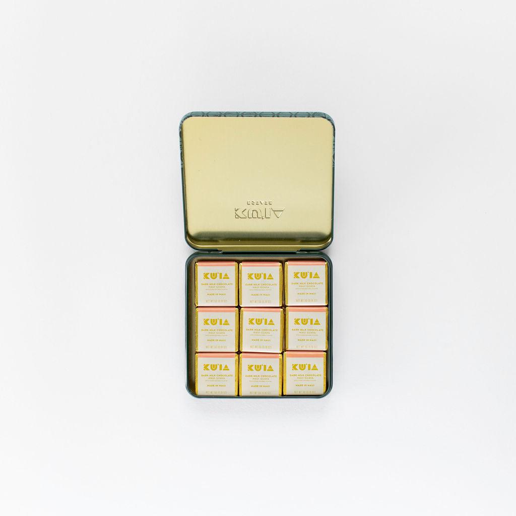 Guava Dark Milk Chocolate Gift Tin - Maui Kuʻia Estate Chocolate
