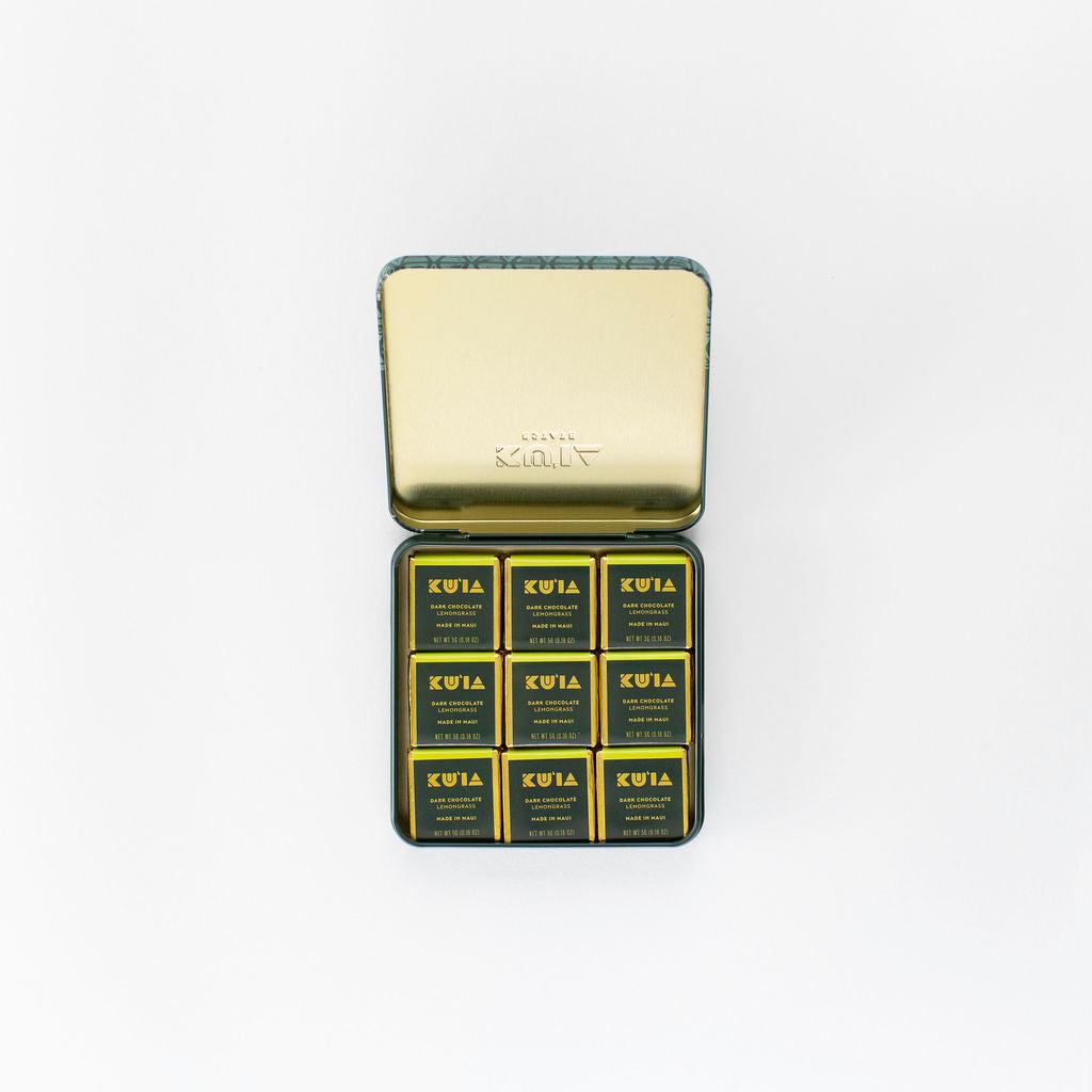 Lemongrass Dark Chocolate Gift Tin - Maui Kuʻia Estate Chocolate