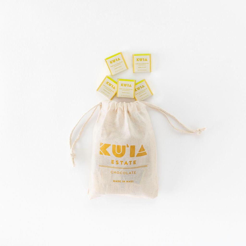Lemongrass Dark Milk Chocolate Bulk Bag - Maui Kuʻia Estate Chocolate