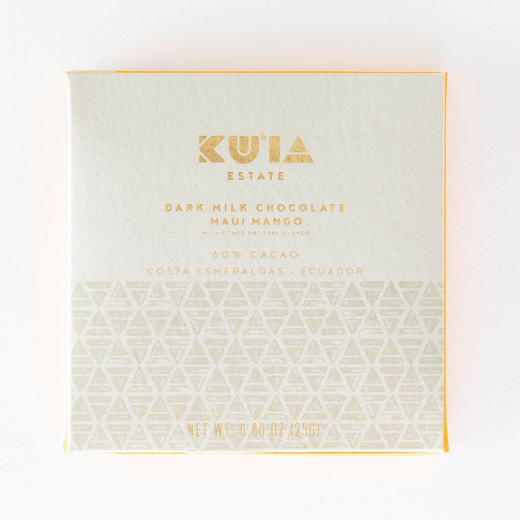 Mango Dark Milk Chocolate Bar - Maui Kuʻia Estate Chocolate