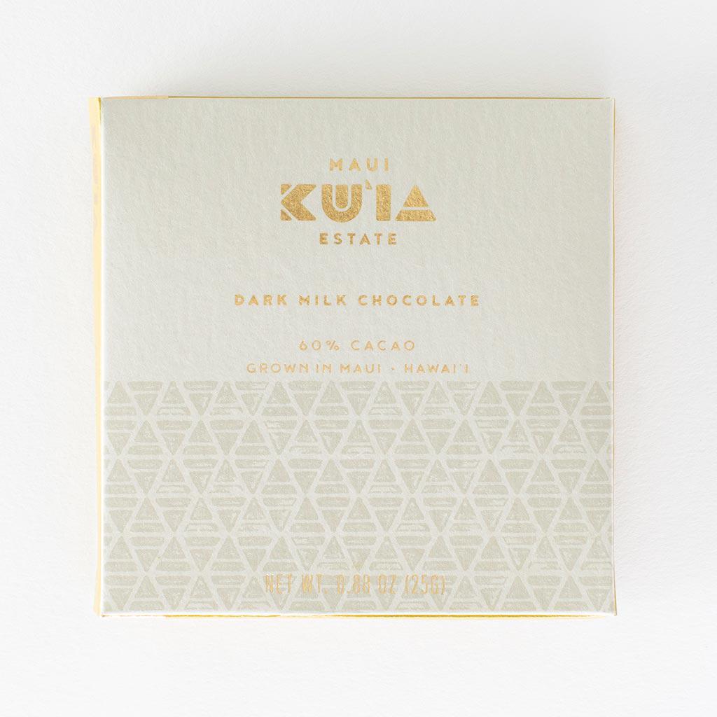 Maui Ku&#39;ia Estate® Dark Milk Chocolate Bar - Maui Kuʻia Estate Chocolate