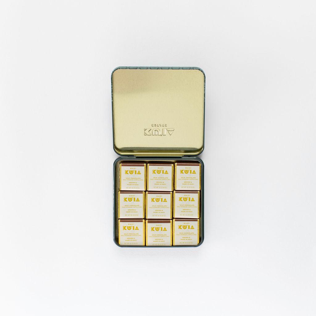 Maui Ku'ia Estate® Maui Mokka® Cappuccino Chocolate Gift Tin - Maui Kuʻia Estate Chocolate