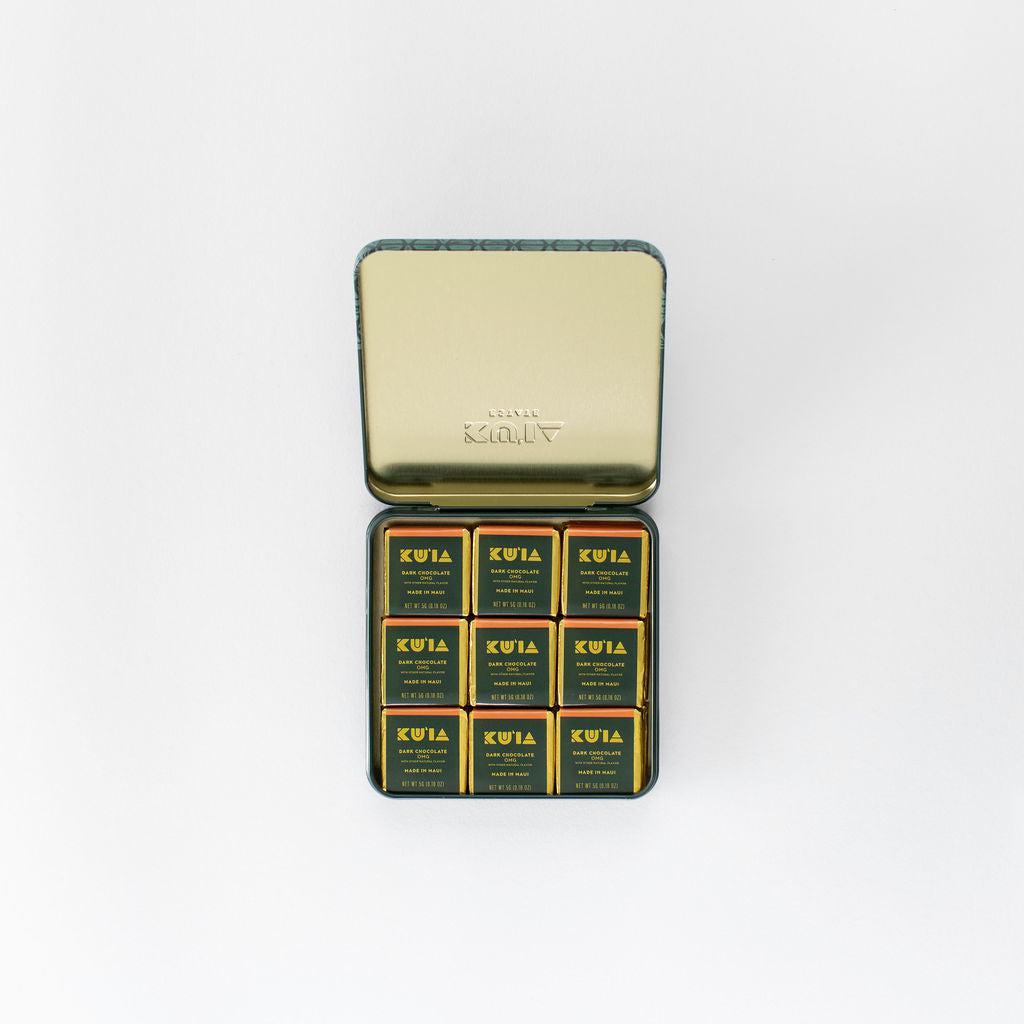 Orange Mango Guava Dark Chocolate Gift Tin - Maui Kuʻia Estate Chocolate
