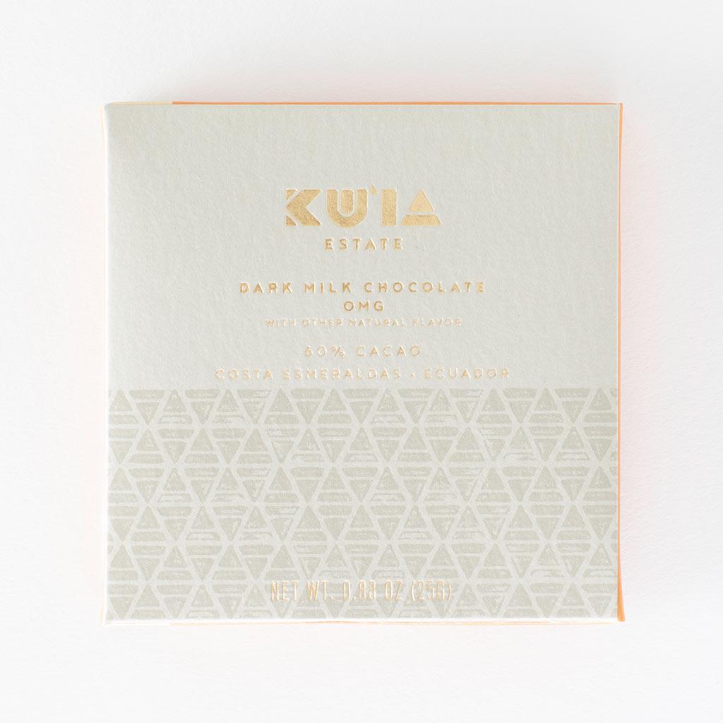 Orange Mango Guava Dark Milk Chocolate Bar - Maui Kuʻia Estate Chocolate